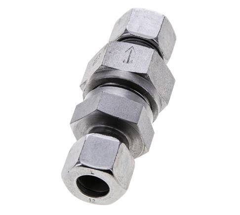 12L (M18x1.5) Elektrolytisch verzinkt Stalen Terugslagklep Snijring 0.5-250 bar ISO 8434-1