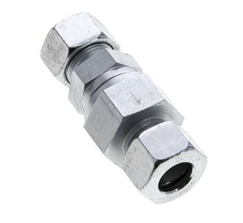 15L (M22x1.5) Elektrolytisch verzinkt Stalen Terugslagklep Snijring 1-250 bar ISO 8434-1