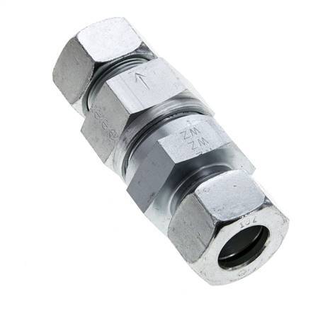 18L (M26x1.5) Elektrolytisch verzinkt Stalen Terugslagklep Snijring 1-160 bar ISO 8434-1