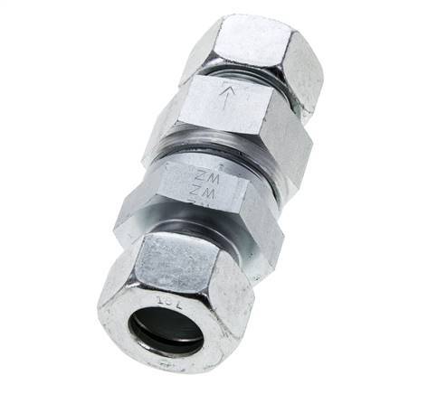 18L (M26x1.5) Elektrolytisch verzinkt Stalen Terugslagklep Snijring 1-160 bar ISO 8434-1