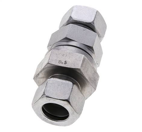 22L (M30x2) Elektrolytisch verzinkt Stalen Terugslagklep Snijring 0.5-160 bar ISO 8434-1