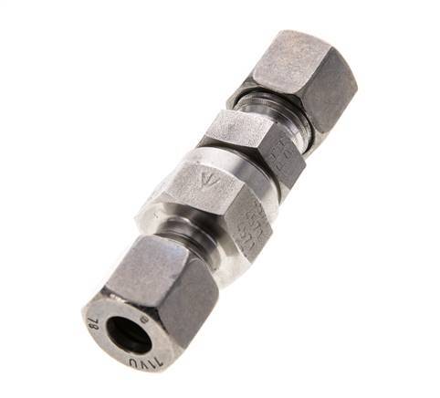 Hydraulic Check Valve Cutting Ring 8L (M14x1.5) Stainless Steel 1-250bar (15-3625)psi ISO 8434-1