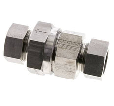 28L (M36x2) RVS Terugslagklep Snijring 1-100 bar ISO 8434-1