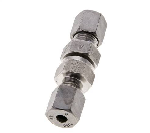 6S (M14x1.5) RVS Terugslagklep Snijring 1-400 bar ISO 8434-1