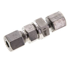 8S (M16x1.5) RVS Terugslagklep Snijring 1-400 bar ISO 8434-1