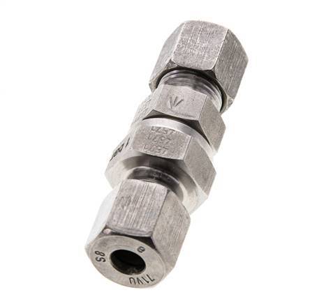 8S (M16x1.5) RVS Terugslagklep Snijring 1-400 bar ISO 8434-1