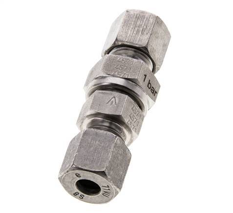 8S (M16x1.5) RVS Terugslagklep Snijring 1-400 bar ISO 8434-1