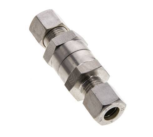 Hydraulic Check Valve Compression Ring 10L (M16x1.5) Stainless Steel 1-250bar (15-3625)psi ISO 8434-1