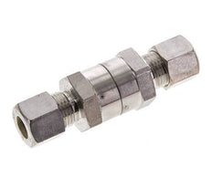 10L (M16x1.5) RVS Terugslagklep Knelfitting 1-250 bar ISO 8434-1