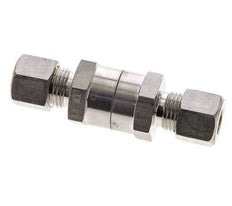10L (M16x1.5) RVS Terugslagklep Knelfitting 1-250 bar ISO 8434-1