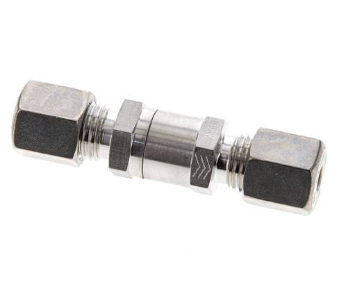 Hydraulic Check Valve Compression Ring 3S (M14x1.5) Stainless Steel 1-400bar (15-5800)psi ISO 8434-1