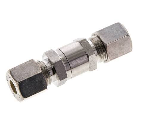 8S (M16x1.5) RVS Terugslagklep Knelfitting 1-400 bar ISO 8434-1