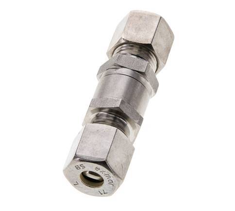 8S (M16x1.5) RVS Terugslagklep Knelfitting 1-400 bar ISO 8434-1