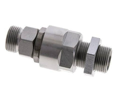 15L Zink plated Steel Ball-Guided Swivel Joint Cutting Fitting Bulkhead 315 bar NBR ISO 8434-1