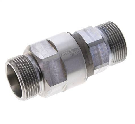 25S Zink plated Steel Ball-Guided Swivel Joint Cutting Fitting DN 20350 bar NBR ISO 8434-1