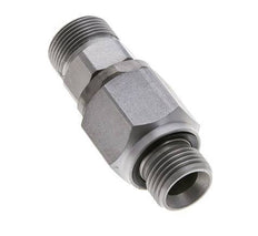 16S & G1/2'' Zink plated Steel Ball-Guided Swivel Joint Cutting Fitting with Male Threads DN 12350 bar NBR ISO 8434-1