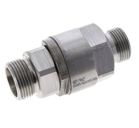 20S & G3/4'' Zink plated Steel Ball-Guided Swivel Joint Cutting Fitting with Male Threads DN 16350 bar NBR ISO 8434-1