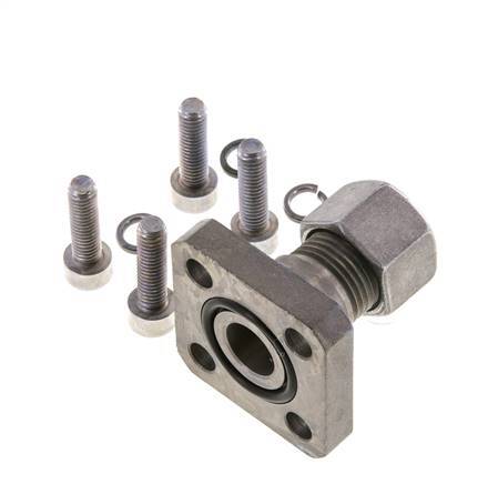 LK 35 Pompflens Staal met 12L (M18x1.5)