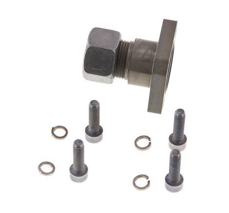 LK 40 Pompflens Staal met 15L (M22x1.5)