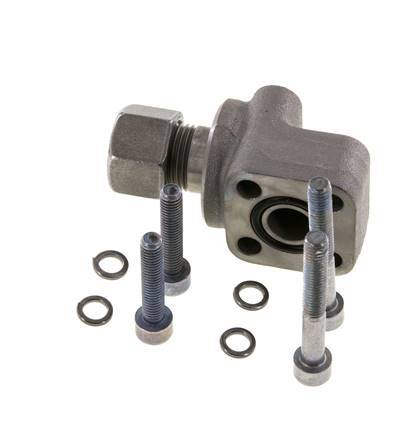 LK 30 L-Pompflens Smeedbaar gietijzer met 12L (M18x1.5)