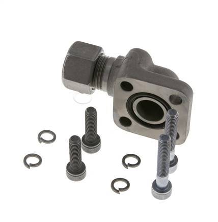 LK 35 L-Pompflens Smeedbaar gietijzer met 12L (M18x1.5)