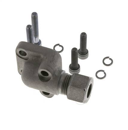 LK 35 L-Pompflens Smeedbaar gietijzer met 12L (M18x1.5)