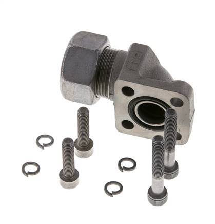 LK 35 L-Pompflens Smeedbaar gietijzer met 18L (M26x1.5)