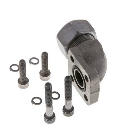 LK 35 L-Pompflens Smeedbaar gietijzer met 18L (M26x1.5)