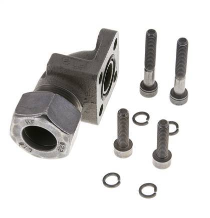 LK 35 L-Pompflens Smeedbaar gietijzer met 18L (M26x1.5)