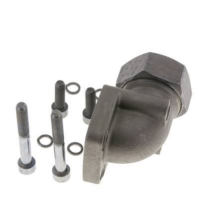 LK 55 L-Pompflens Smeedbaar gietijzer met 35L (M45x2)
