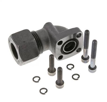 LK 35 L-Pompflens Smeedbaar gietijzer met 20S (M30x2)