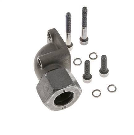 LK 40 L-Pompflens Smeedbaar gietijzer met 20S (M30x2)