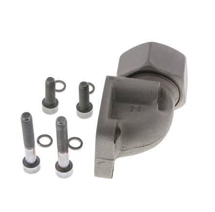 LK 55 L-Pompflens Smeedbaar gietijzer met 30S (M42x2)