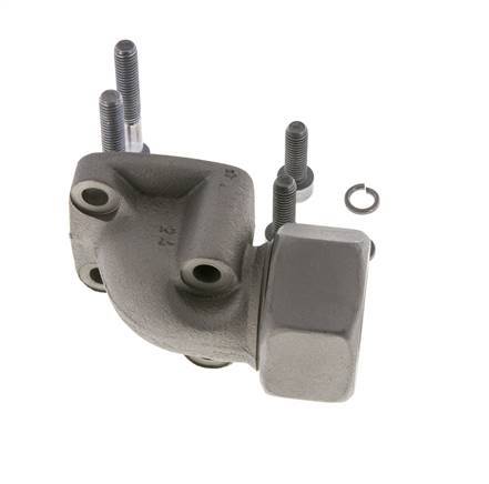LK 55 L-Pompflens Smeedbaar gietijzer met 30S (M42x2)