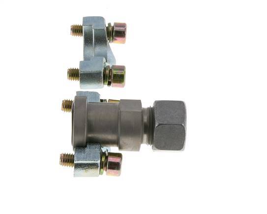 1/2'' SAE Flens 3000 psi Staal met 15L (M22x1.5) ISO 6162-1