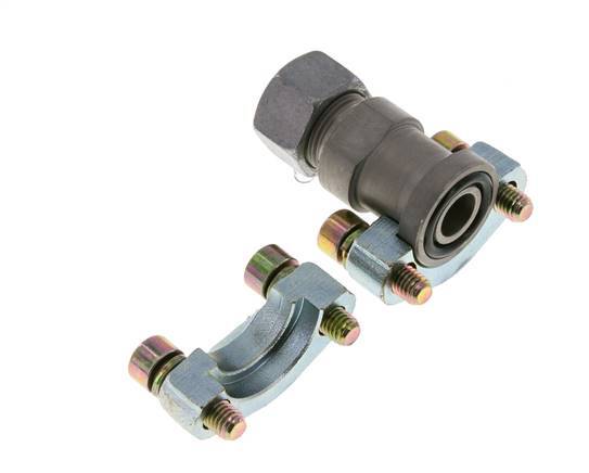 1/2'' SAE Flens 3000 psi Staal met 15L (M22x1.5) ISO 6162-1