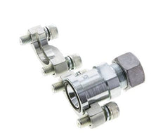 3/4'' SAE Flens 3000 psi Staal met 18L (M26x1.5) ISO 6162-1