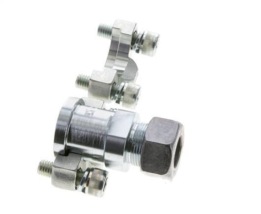 3/4'' SAE Flens 3000 psi Staal met 18L (M26x1.5) ISO 6162-1