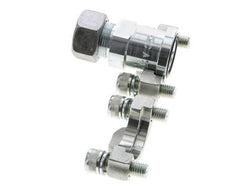 3/4'' SAE Flens 3000 psi Staal met 18L (M26x1.5) ISO 6162-1