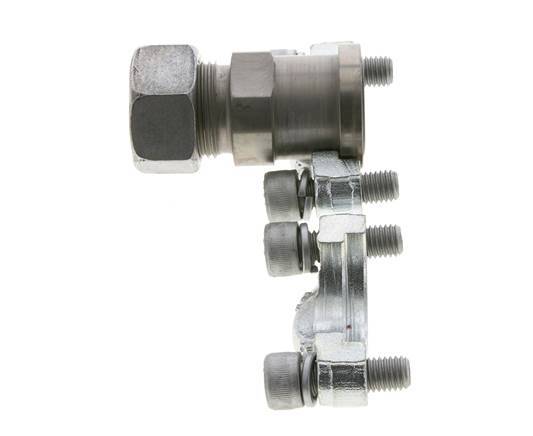 3/4'' SAE Flens 3000 psi Staal met 22L (M30x2) ISO 6162-1