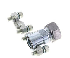 3/4'' SAE Flens 3000 psi Staal met 28L (M36x2) ISO 6162-1