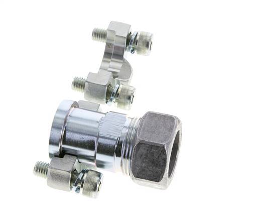 3/4'' SAE Flens 3000 psi Staal met 28L (M36x2) ISO 6162-1