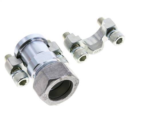 3/4'' SAE Flens 3000 psi Staal met 28L (M36x2) ISO 6162-1