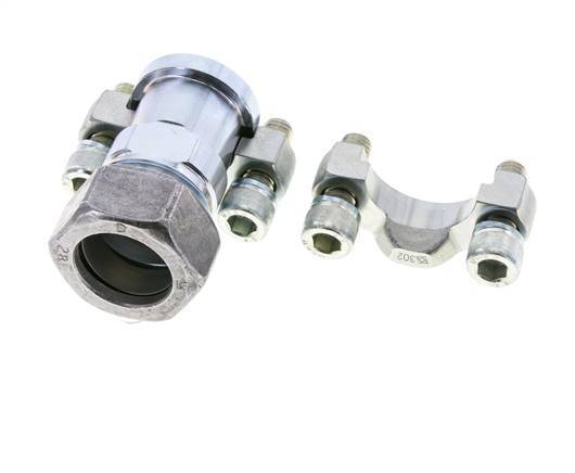 3/4'' SAE Flens 3000 psi Staal met 28L (M36x2) ISO 6162-1