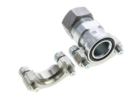 1'' SAE Flens 3000 psi Staal met 28L (M36x2) ISO 6162-1