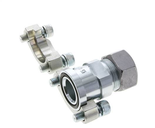 1'' SAE Flens 3000 psi Staal met 28L (M36x2) ISO 6162-1