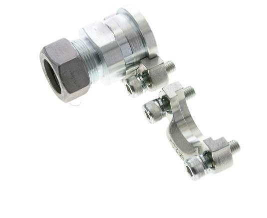 1-1/4'' SAE Flens 3000 psi Staal met 28L (M36x2) ISO 6162-1
