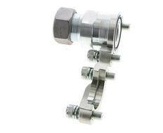 1-1/4'' SAE Flens 3000 psi Staal met 28L (M36x2) ISO 6162-1
