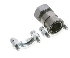 1-1/4'' SAE Flange 3000 PSI Steel with 35L (M45x2) ISO 6162-1