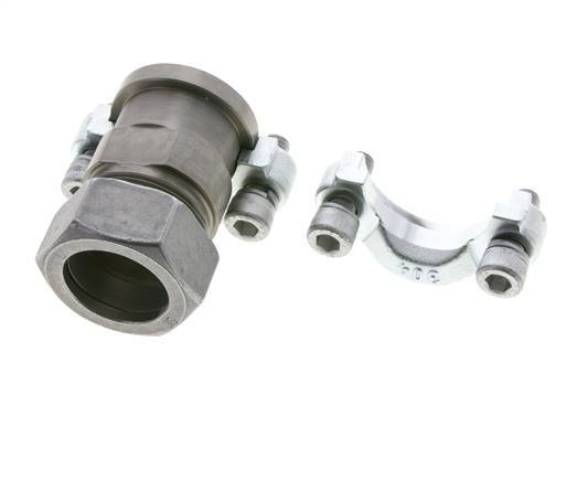 1-1/4'' SAE Flens 3000 psi Staal met 35L (M45x2) ISO 6162-1